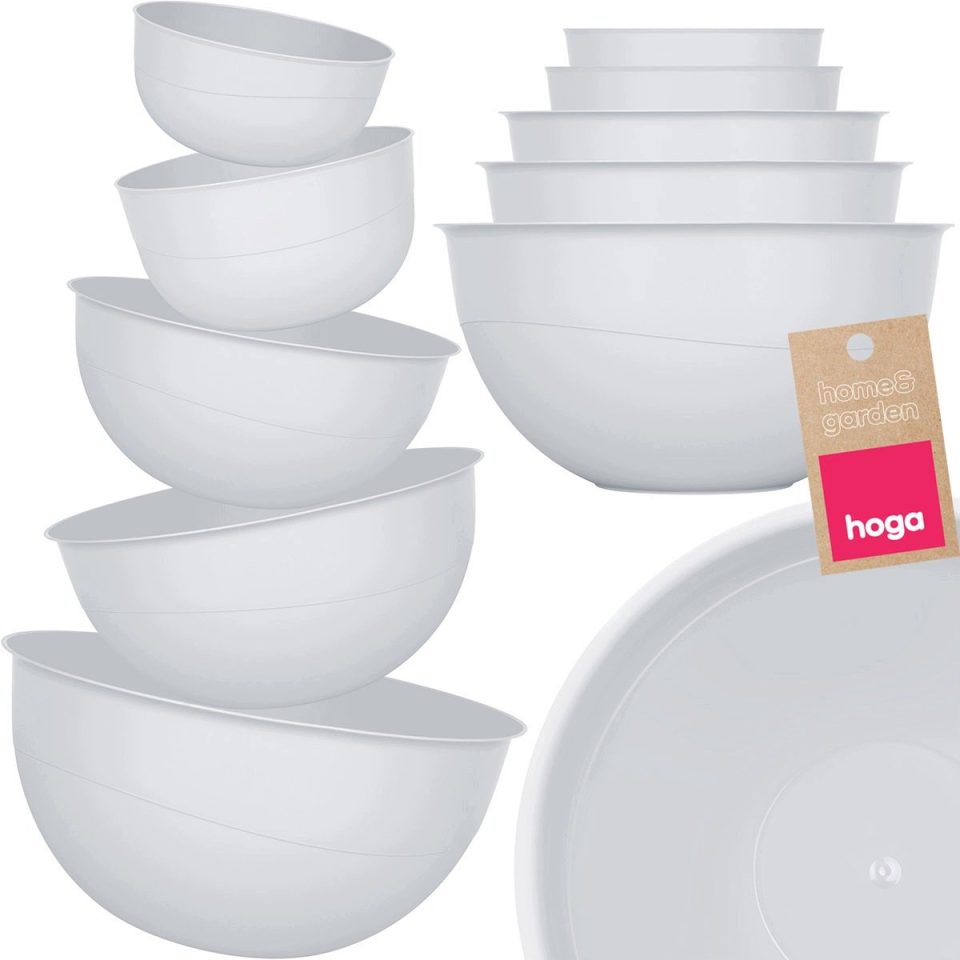 Hoga Keukenmengsels Set - Grijs Plastic 0,7 l 5 l (5 stuks)