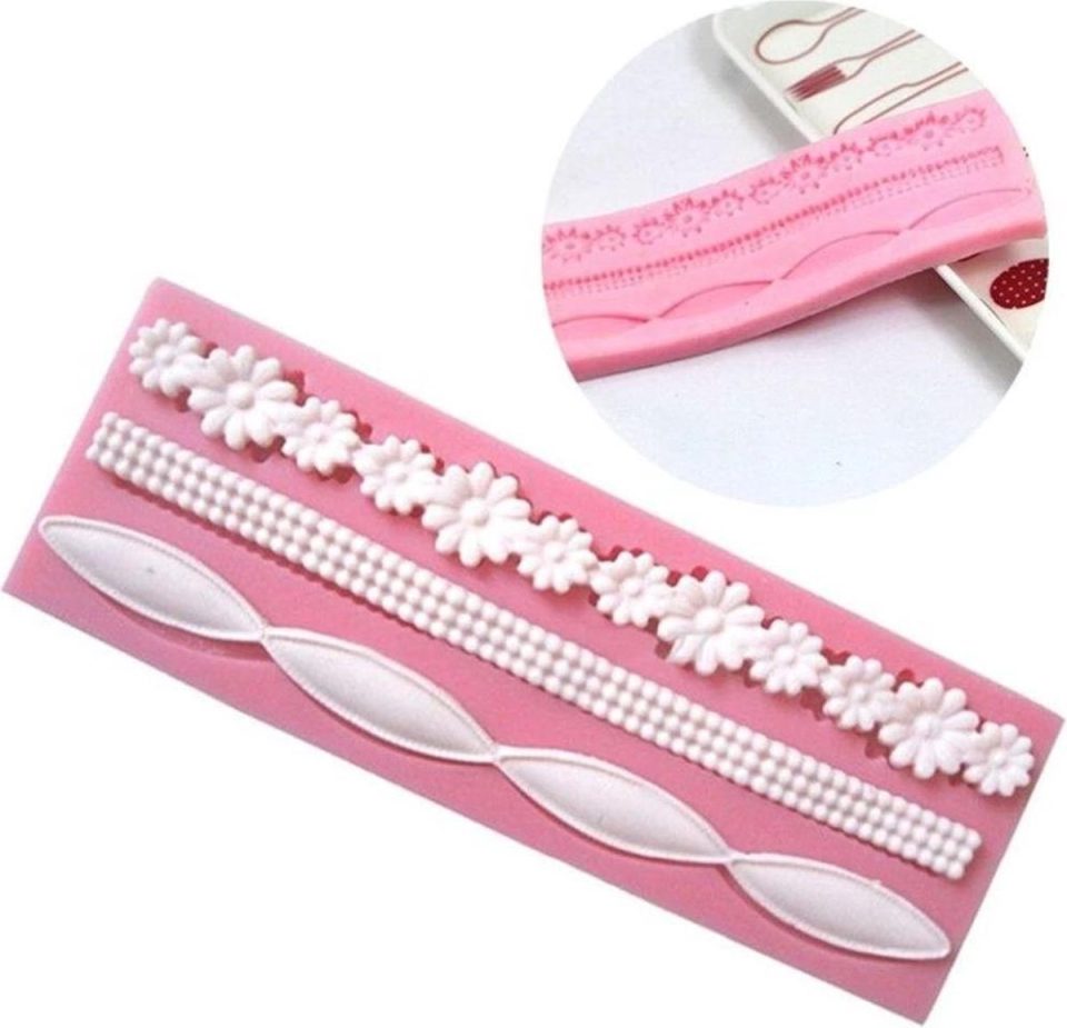 Ardran & Tookar fondant Taartversiering Mal Siliconen Vorm (1 stuks)