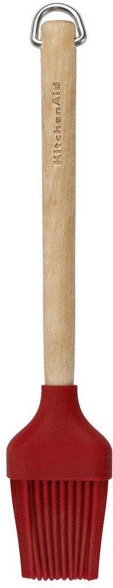 KitchenAid Bakkwast Pastry Brush Berkenhout, Siliconen