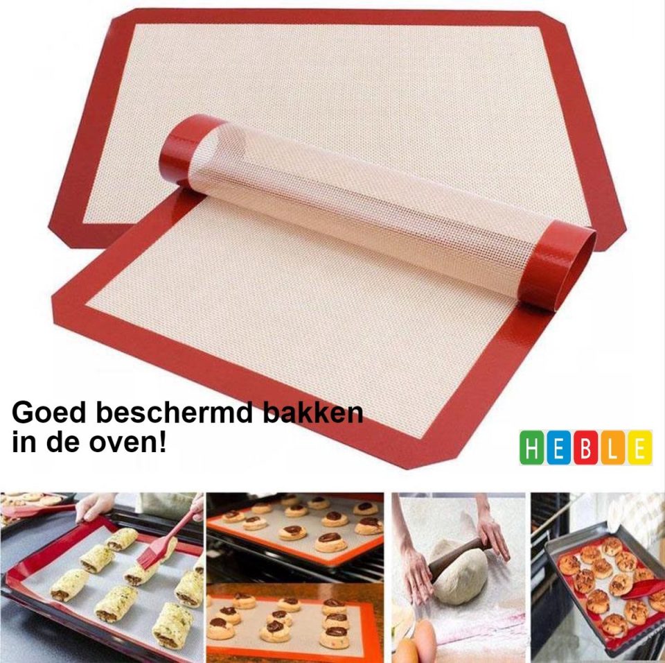 Heble® bakmat *** Premium Siliconen 40 x 30 cm