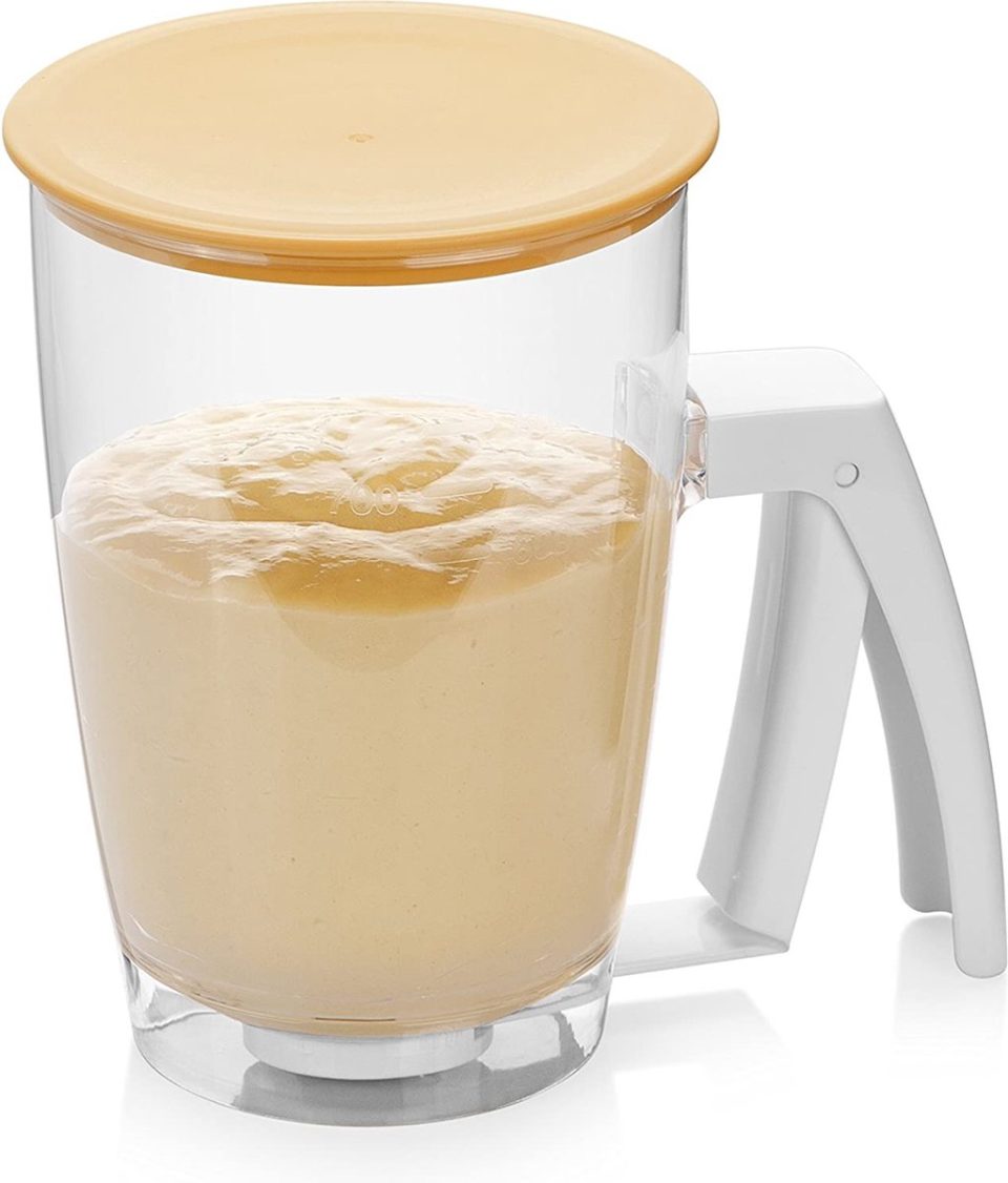Tescoma Delicia deegportioneerder wit transparant geel
