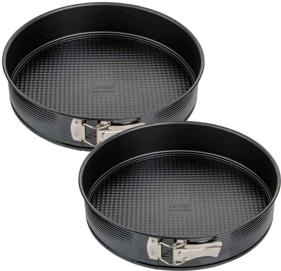 Zenker springvormen Set van 2 met scharnier Black Metallic 24 cm
