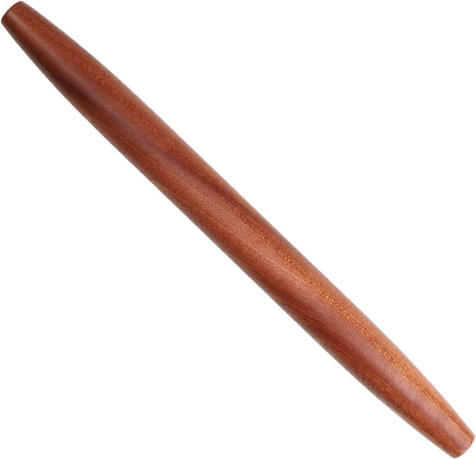 Famanu deegroller Franse van sapelhout Glad houten ontwerp 40 cm