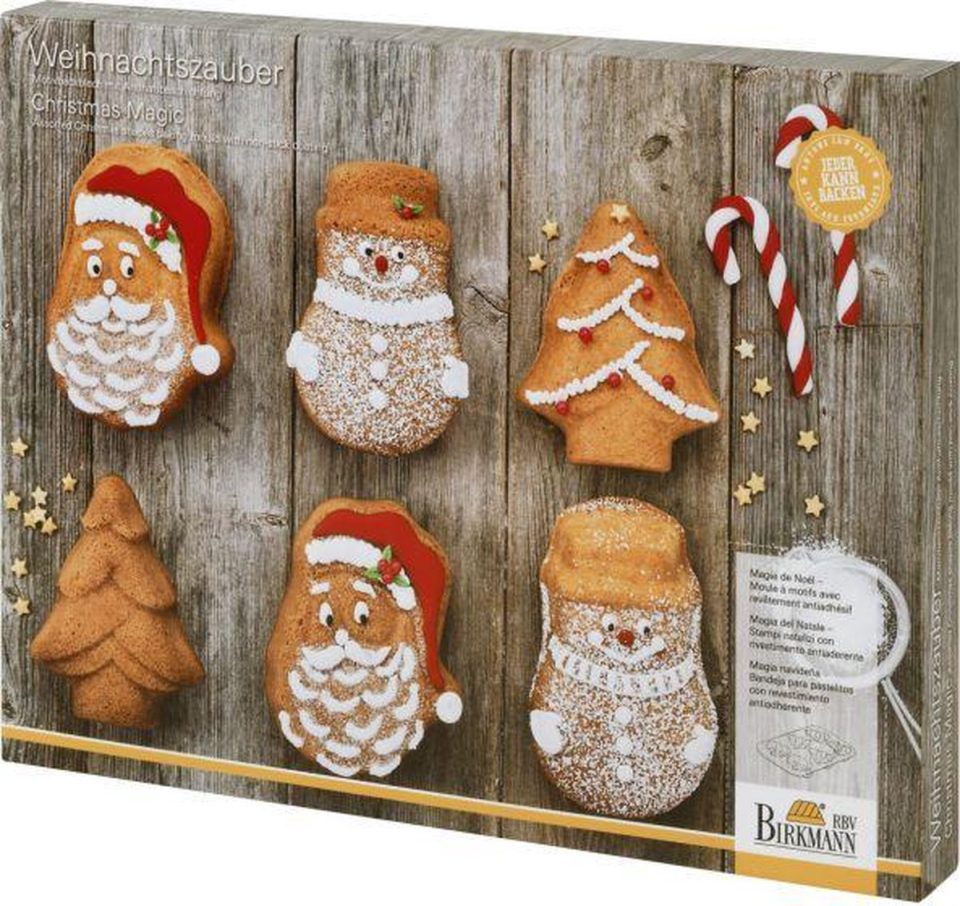 Birkmann bakvorm Kerst met 3 figuren