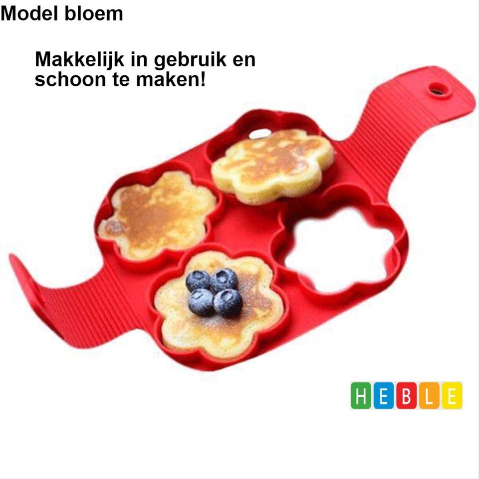 Heble® Siliconen Bakvormen Ei Pannenkoeken/Flipper
