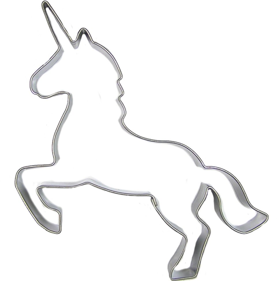 Brand New Cake uitsteekvorm Unicorn RVS 10 cm