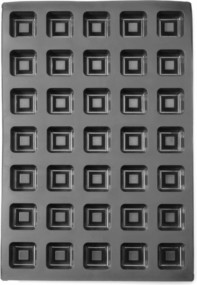 Hendi siliconen bakvorm square 5,5 x 5,5 cm