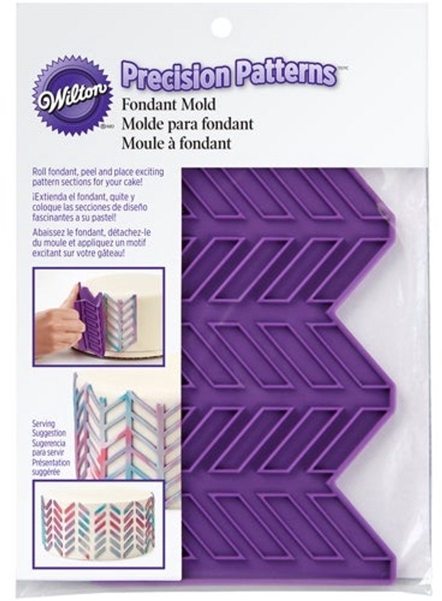 Wilton Silicone Mat Taartrand Decoratie 11,3 x 8,8 cm