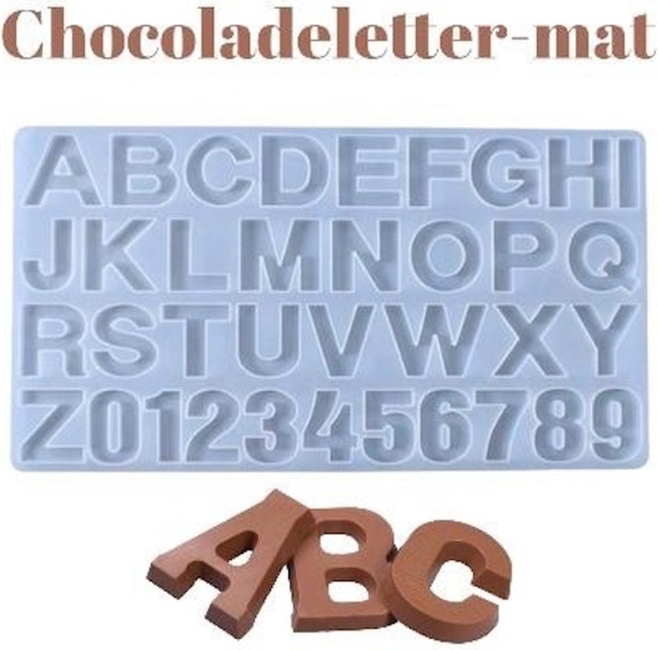 Vleugel Chocoladeletter mat 36 x 20 cm