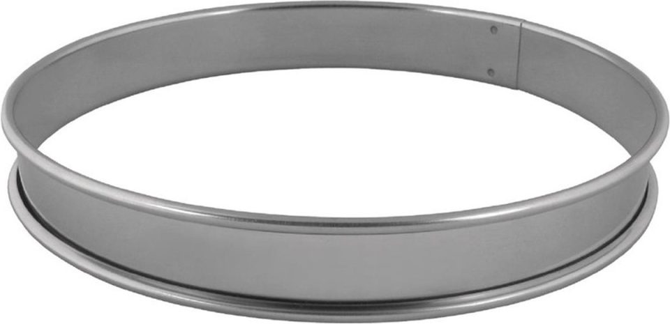 Matfer Bourgeat taartring Platte RVS Glad DN962 28 cm
