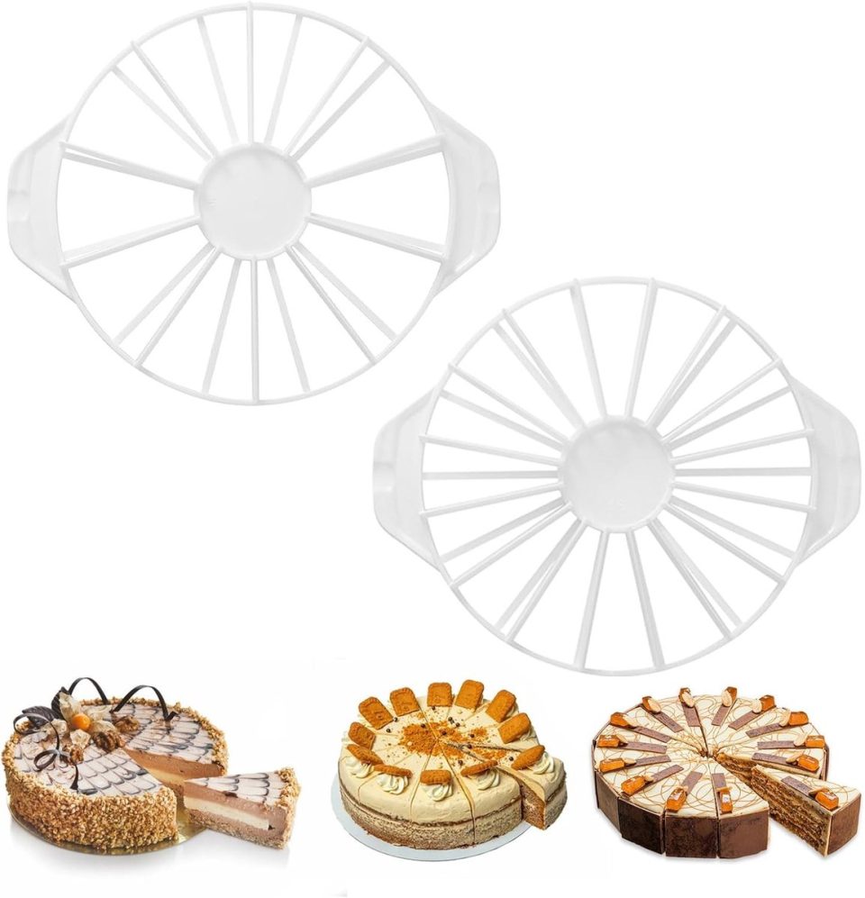 longziming Taartverdeler Cakesnijder Assortiment (2 stuks)