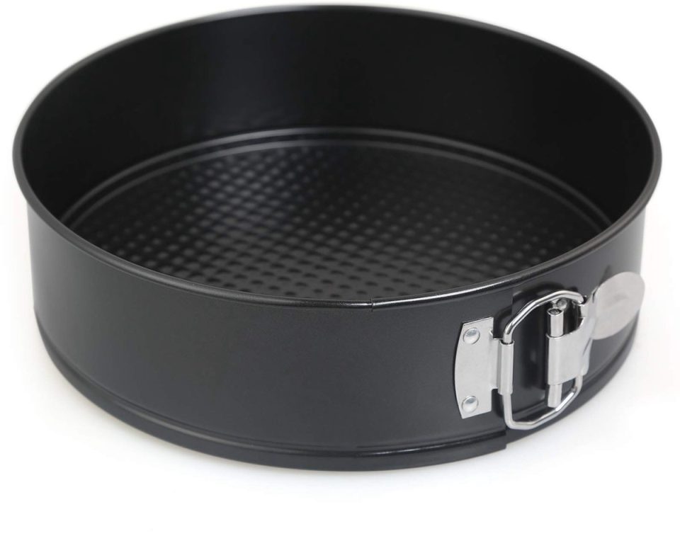 Famanu taartvorm rond zwart 18 cm (1 stuks)