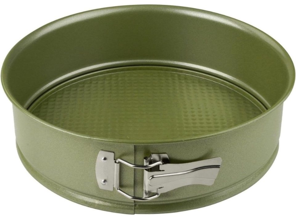 Famanu springvorm Milieuvriendelijke ronde groen design 24 x 7,5 cm