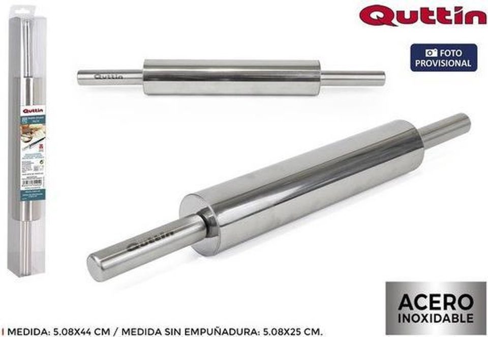 Quttin deegroller RVS x 5 cm 25 cm