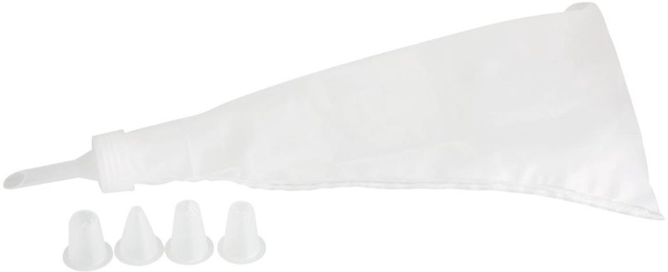 Zenker spuitzak en 5 plastic spuitmondjes Smart Pastry 28 cm