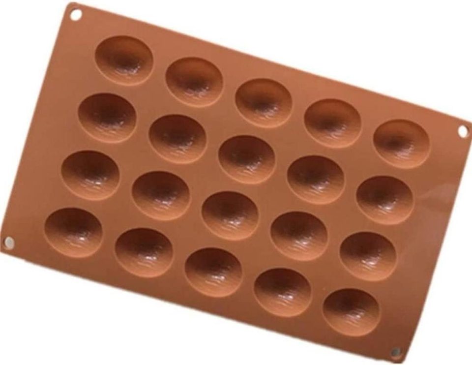 By Shayne siliconen mal ByShane voor Walnootvormige Chocolade Pudding en Mousse