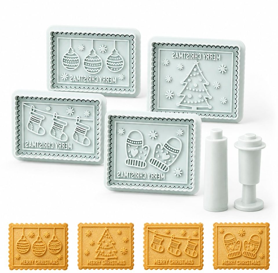 Famanu Kerst uitsteekvormen set van 4