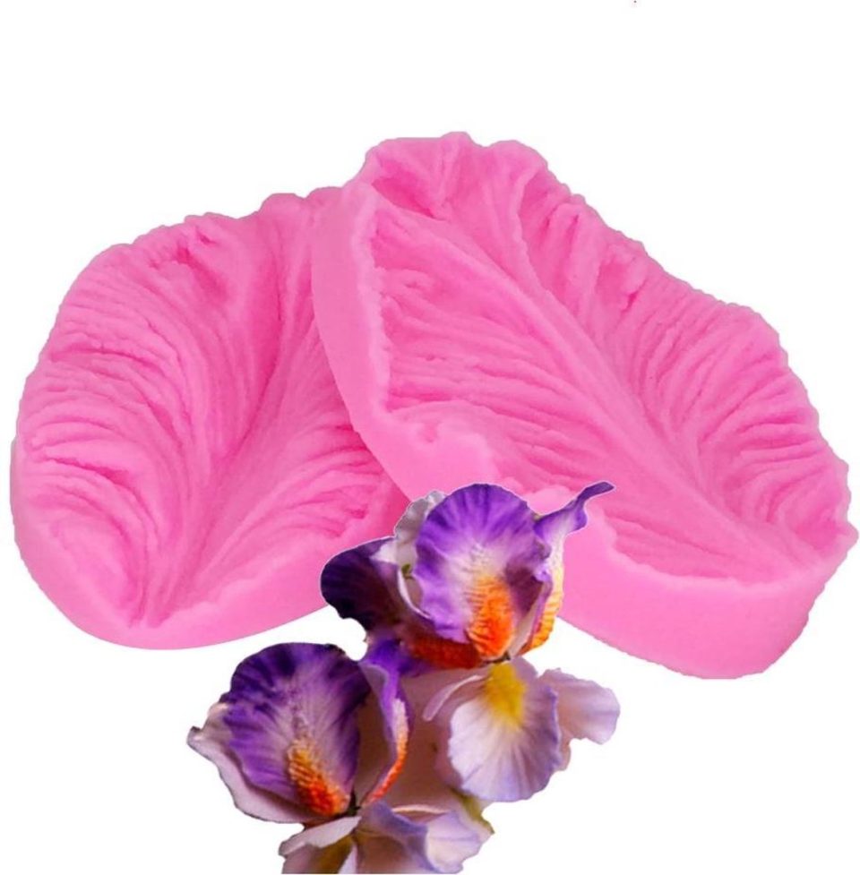 Ardran & Tookar fondant Gladiool Mal bloem versiering set van 2