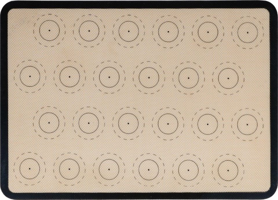 Krumble bakmat Siliconen / Deegmat / Ovenmat Met 24 cirkels 29,5 x 42 cm