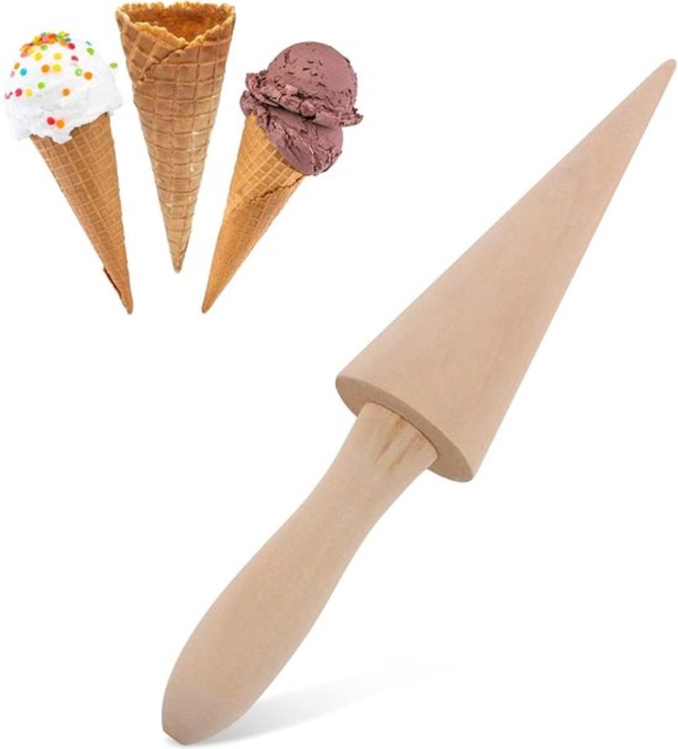 Daity 1-pack Wafelroller houten kegelvorm