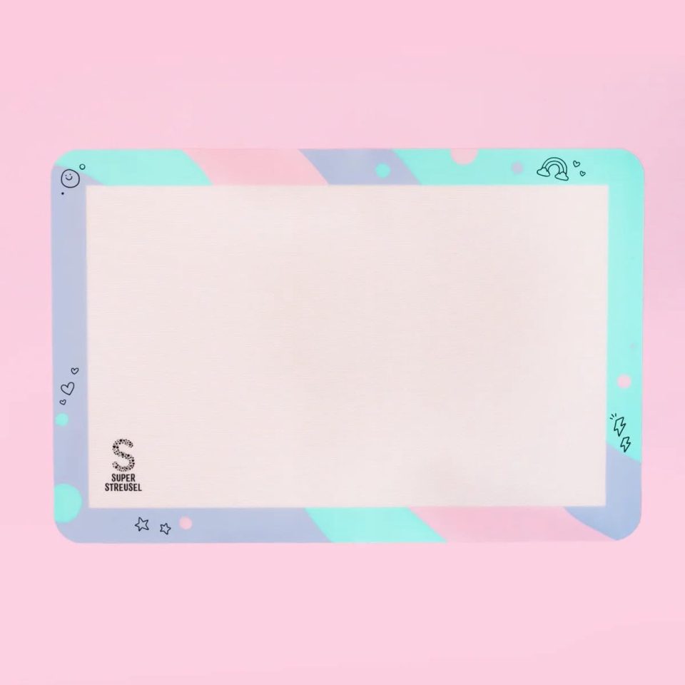 Super Streusel bakmat Siliconen Hittebestendig BPA/PFAS-vrij Transparant 42 x 28 cm