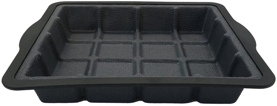 Zenker cakevorm in de vorm van een chocoladereep 22 x 24 cm