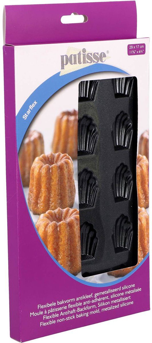 Patisse bakvorm Starflex 15 Mini Madeleines