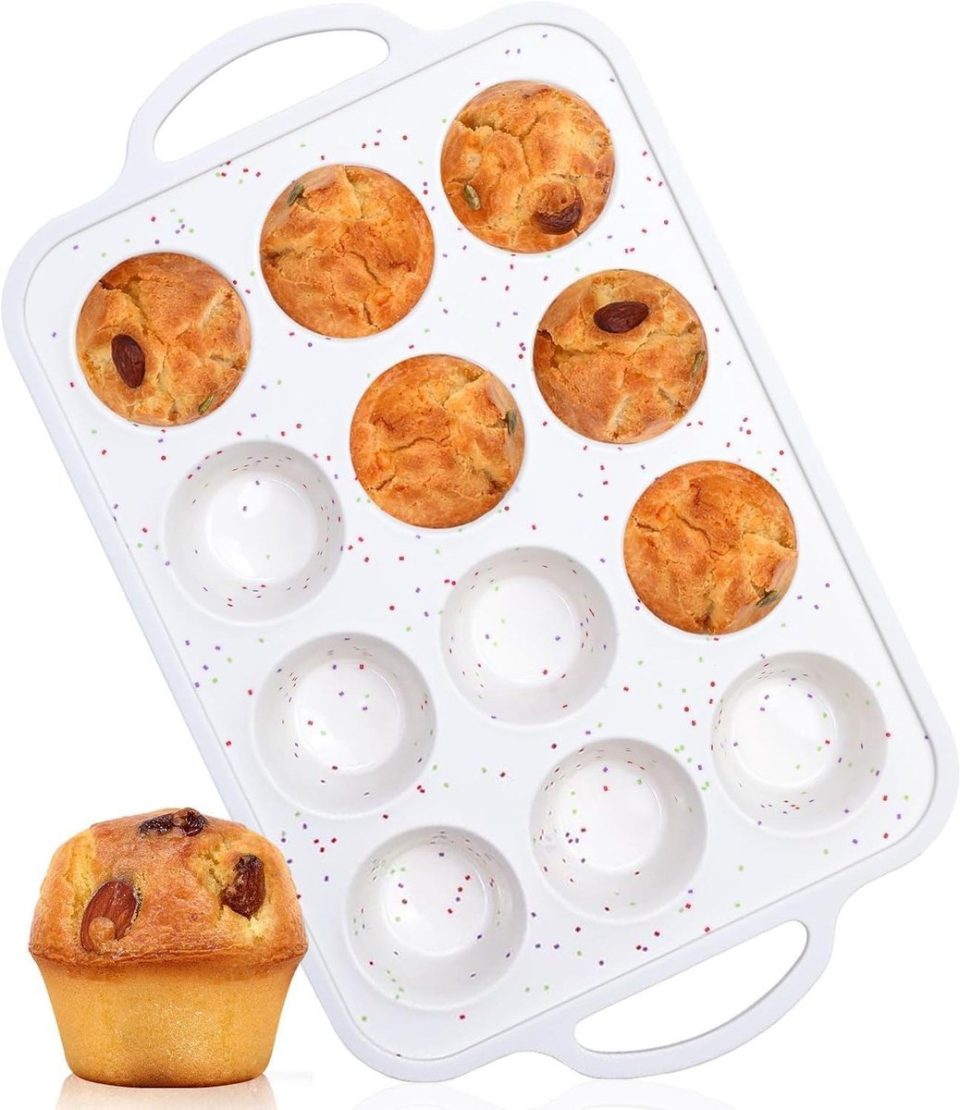 JGS muffinvorm Premium Siliconen voor 12 muffins