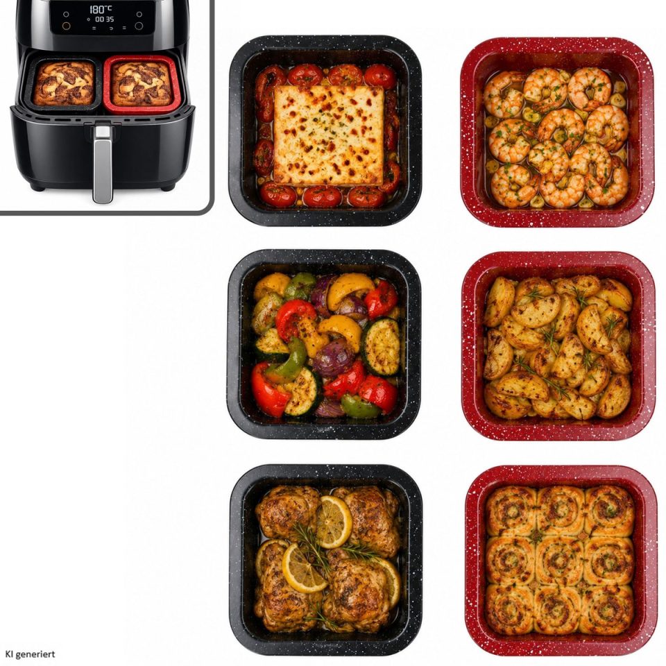 MamboCat Set van 6 cina Mini-bakvormpjes Ø 12,3 cm
