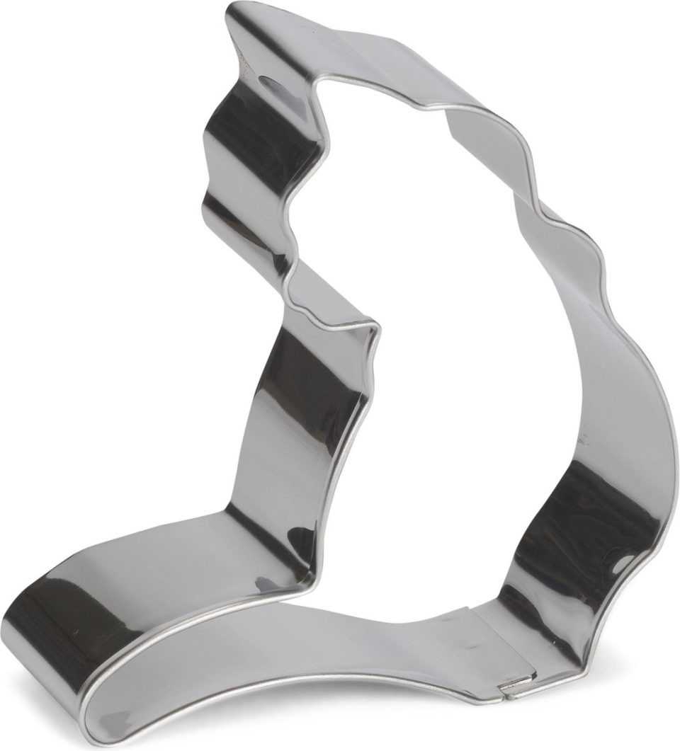 Patisse uitsteekvorm Poes RVS zilver 7 cm