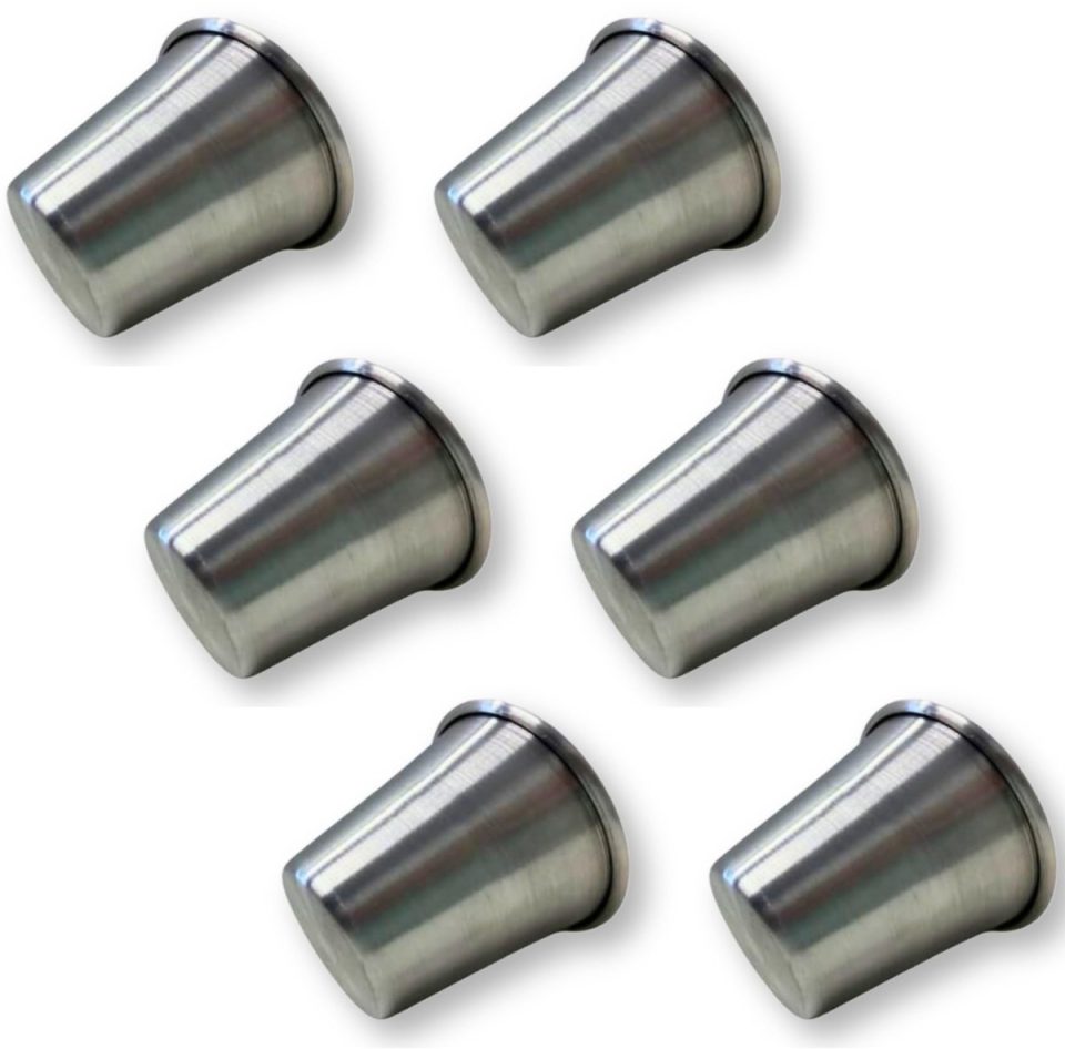 Namai Set van 6 Baba au Rhum-vormen 6 cm