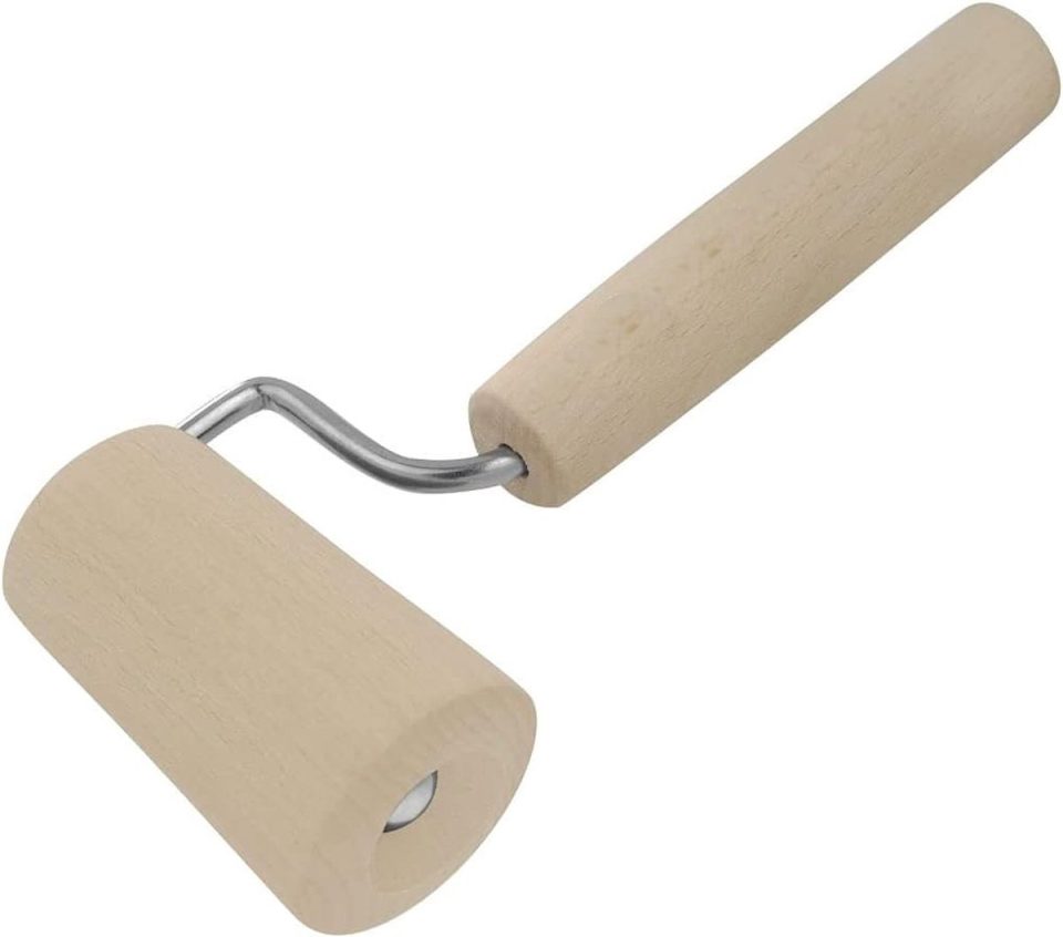 Famanu deegroller Compacte beukenhouten Professionele houten roller 18 cm