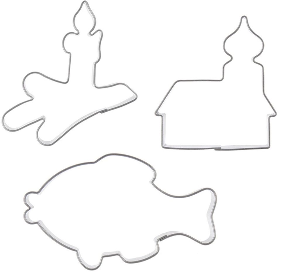 Orion Koekjessnijders Edelstaal (3 stuks)