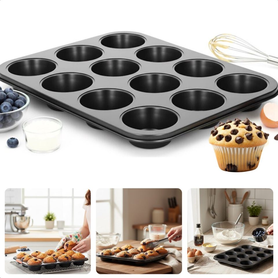 Cheqo Muffinbakvorm 12 Vaks