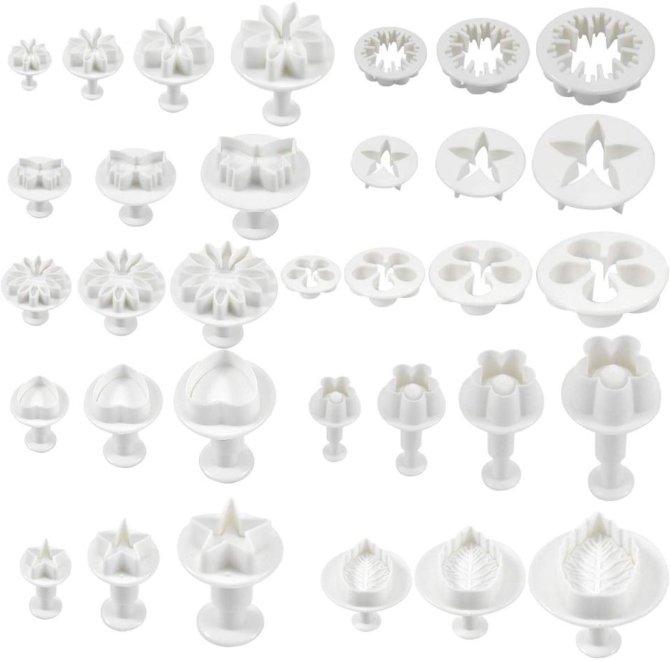 Smatime fondant koekjesvormset (33 stuks)