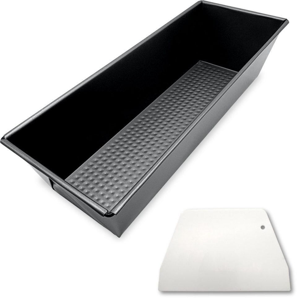 Purepeak Cakeblik met Deegschraper 30 x 11,5 x 8 cm