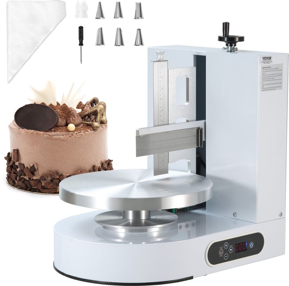 Vevor Taartdecoratiemachine Taartcrème Distributiemachine 10,16- Taarten 30,48 cm