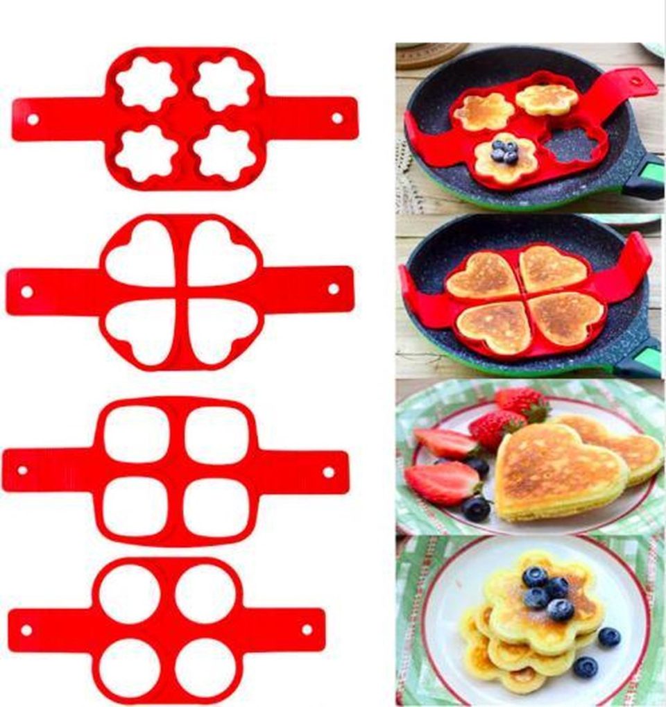 ForeverKitchen® siliconen bakvorm Ei Pannenkoek Ei Flipper model bloem
