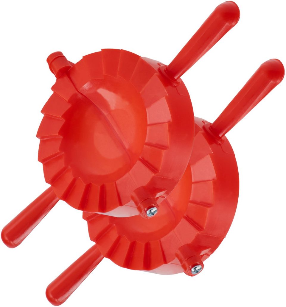 Kadax Deegzakvormer, rood/groene vorm voor deegzakken en ravioli (2 stuks)