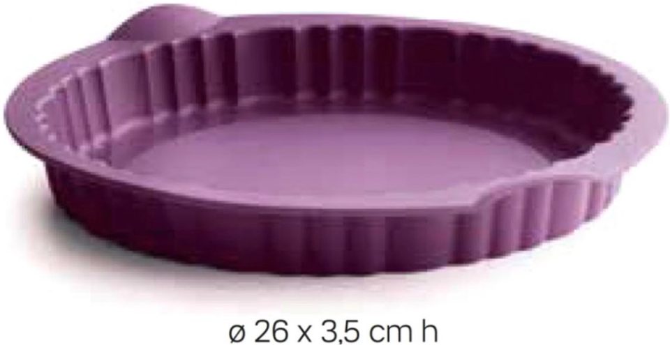 Tupperware siliconen bakvorm MFV Princess taart/vlaai vorm