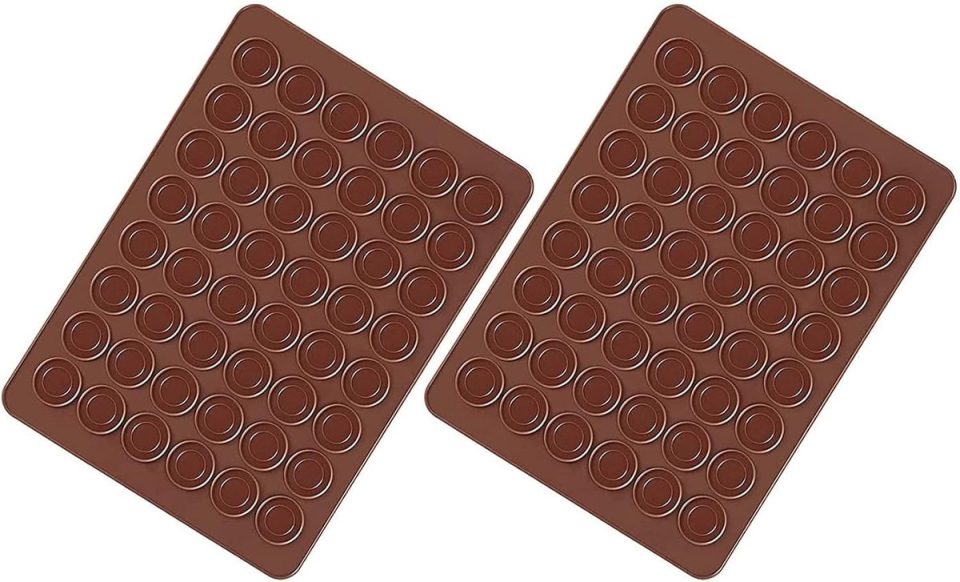 Ibenzoa Siliconen Macaron Bakset met 48 Vormpjes