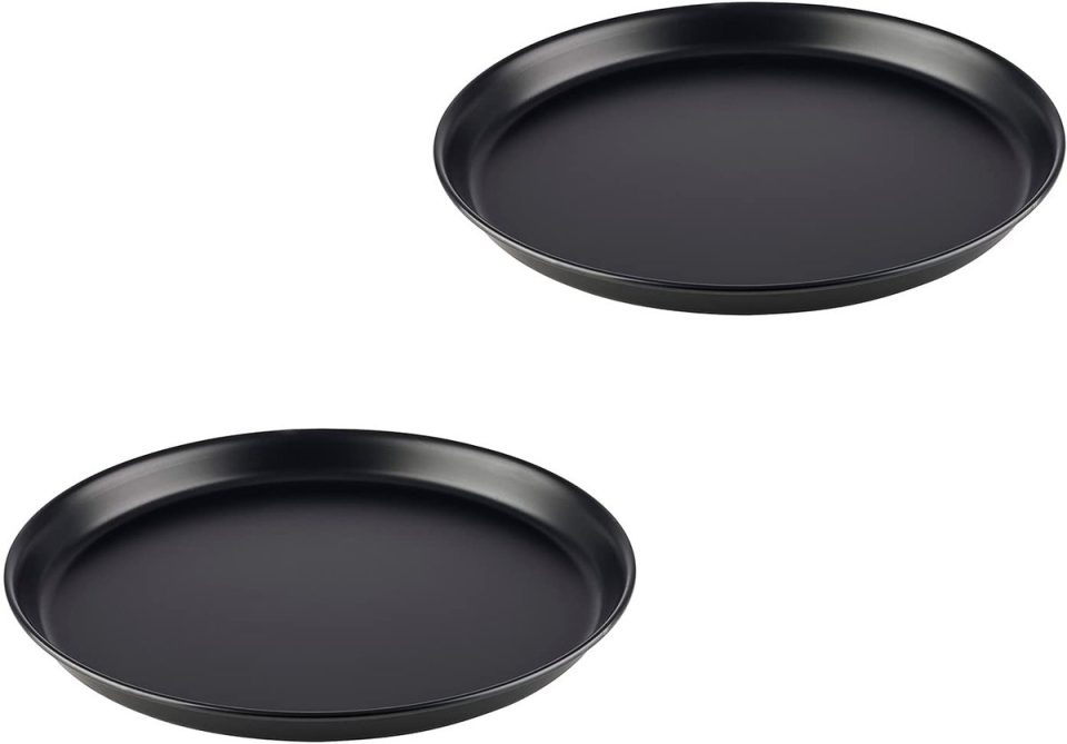 APS Pizzavorm Rond Pizzapan Ongecoat Staal Ø30cm Set van 2