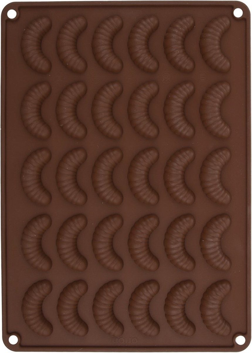 orion group Koekjesvorm Silicone Oranje Croissants sillinie