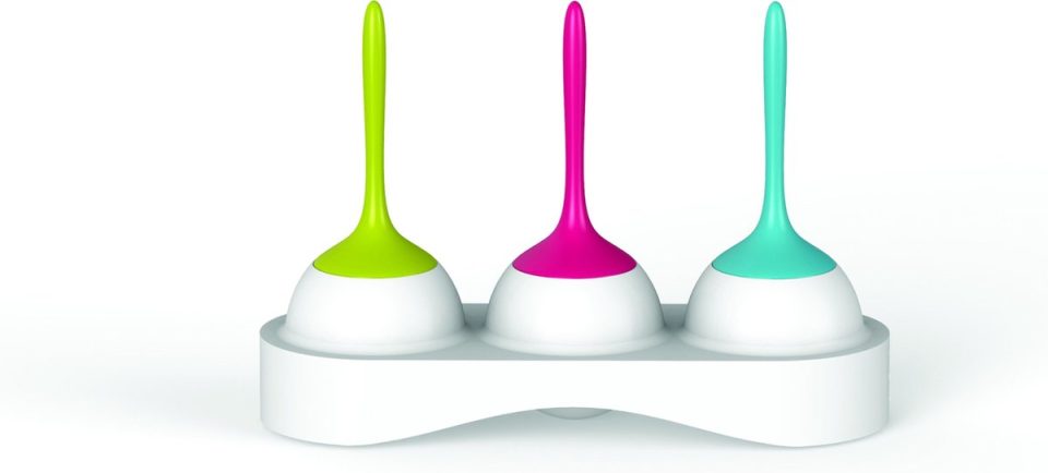 Silicone Zone siliconen mal voor 3 ijslolly's 140987