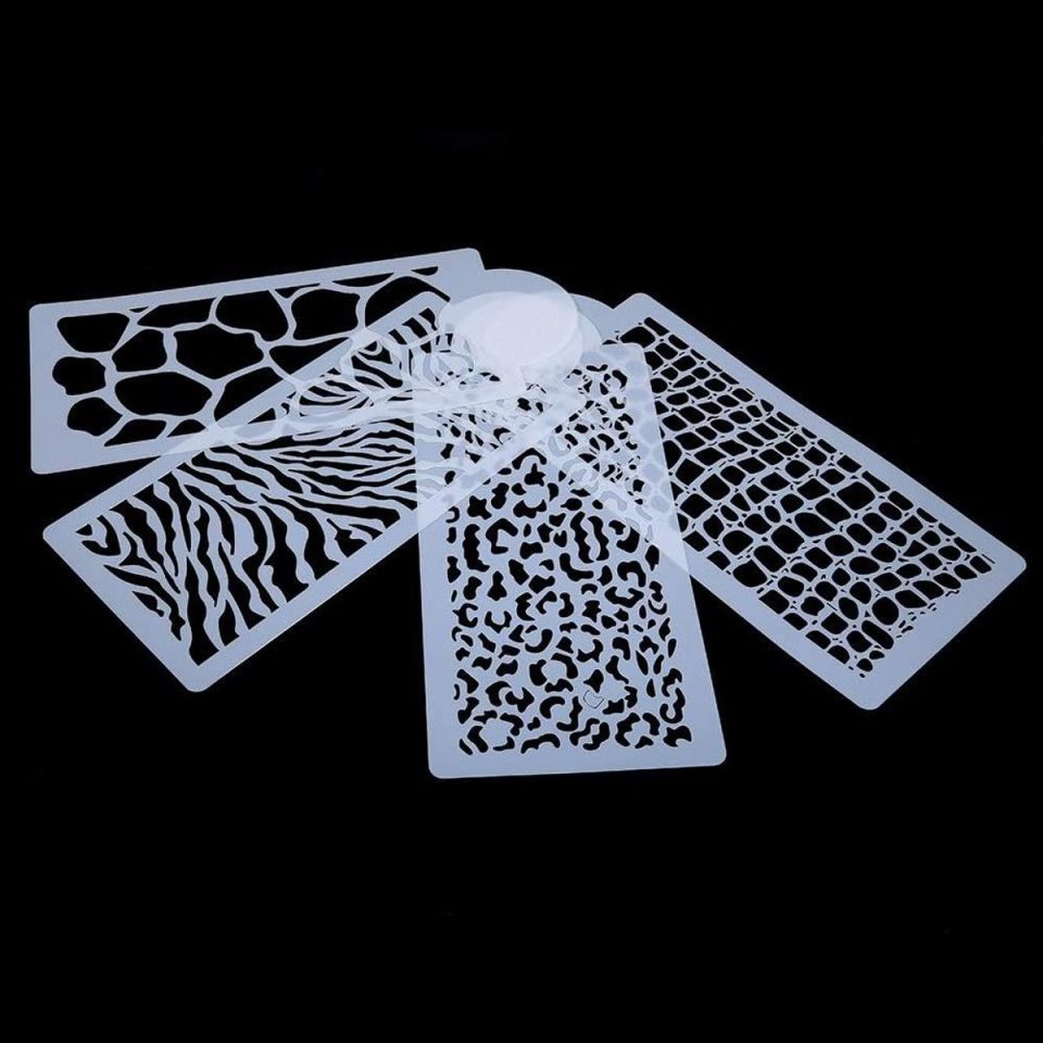 Jhubers goods Taartsjablonen set van 4 Bakken en Taartdecoratie