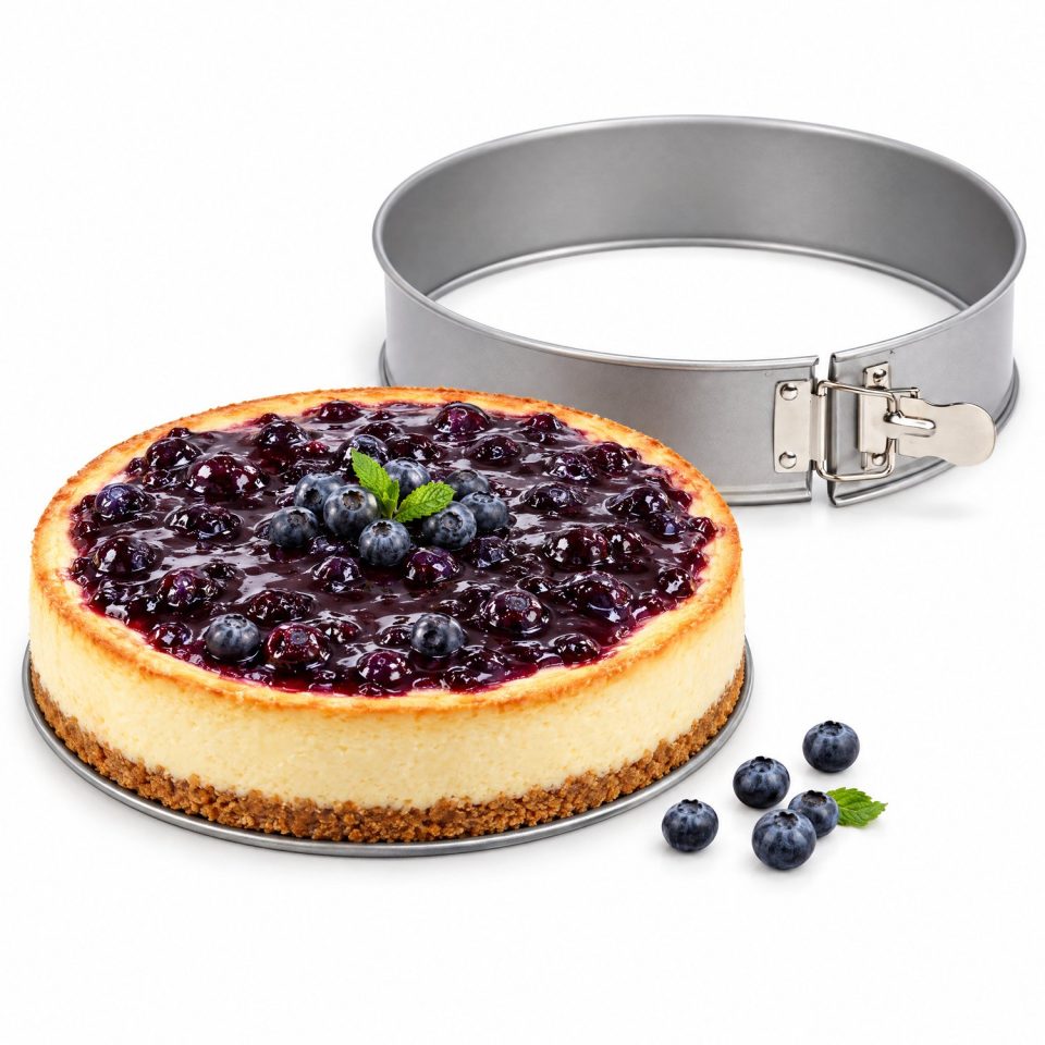 Cheqo springvorm Zilver 28 cm
