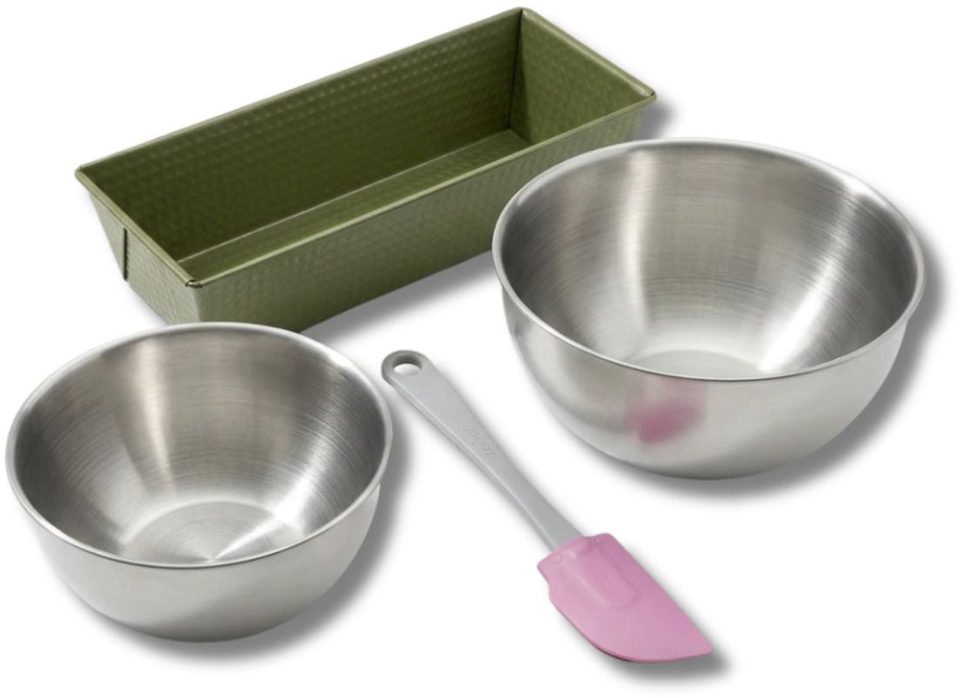Zenker Bakkersset met cakevorm, 2 mengkommen en spatel 30 cm
