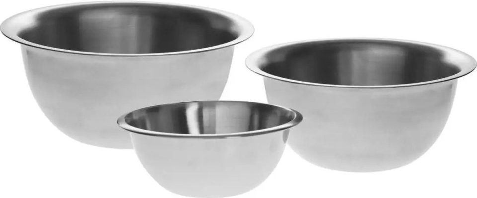 Secret de Gourmet beslagkommen Set 3X /mengkommen RVS 1 l 2 l 3,3 l