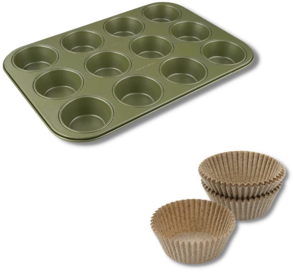 Zenker Set van speciaal voor muffins Green Vision (2 stuks)