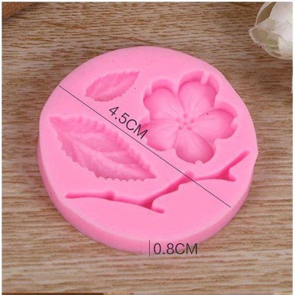Akyol siliconen mal bloemen Roze